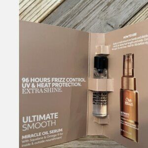 Wella Ultimate Smooth Miracle Oil Serum 0.1oz Sample NEW